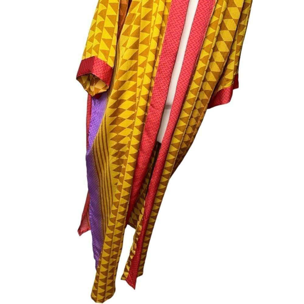 Kimono Robe Woman’s Size M African Design - Picture 3 of 4